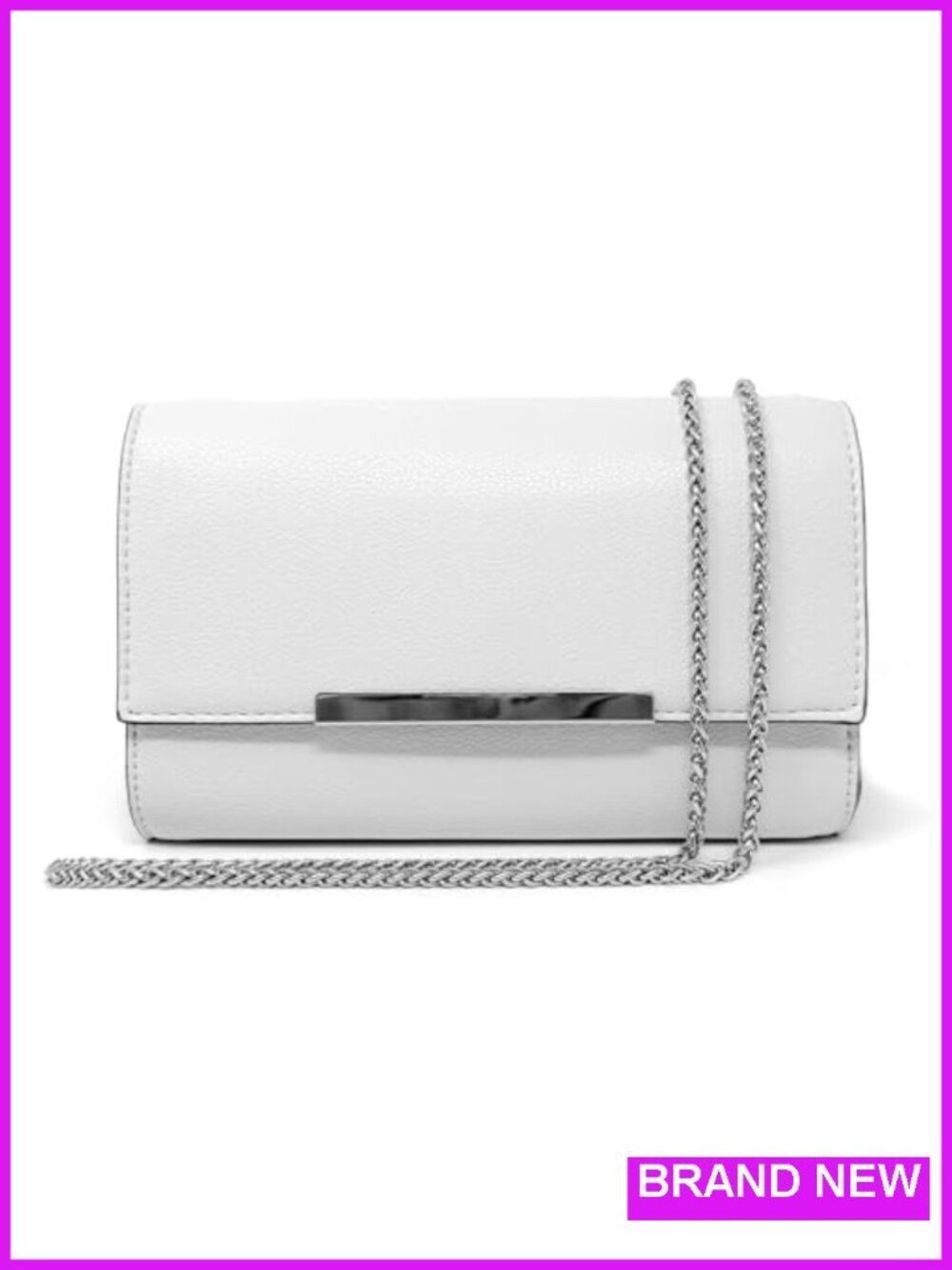 Vegan Leather Convertible Clutch Wristlet Evening Bag